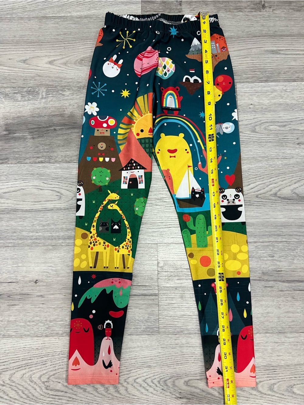 RARE JapanLA x Crowded Teeth Super Mini Universe Leggings S - Picture 4 of 4